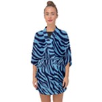 Zebra 3 Half Sleeve Chiffon Kimono