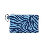 Zebra 3 Canvas Cosmetic Bag (Small)