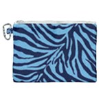 Zebra 3 Canvas Cosmetic Bag (XL)