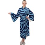 Zebra 3 Maxi Velour Kimono