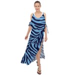 Zebra 3 Maxi Chiffon Cover Up Dress