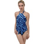 Zebra 3 Go with the Flow One Piece Swimsuit