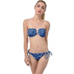 Zebra 3 Twist Bandeau Bikini Set