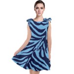 Zebra 3 Tie Up Tunic Dress