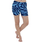 Zebra 3 Lightweight Velour Yoga Shorts