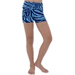 Zebra 3 Kids  Lightweight Velour Yoga Shorts