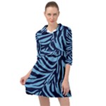 Zebra 3 Mini Skater Shirt Dress