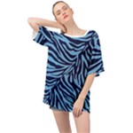 Zebra 3 Oversized Chiffon Top