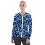 Zebra 3 Velour Zip Up Jacket