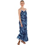 Zebra 3 Cami Maxi Ruffle Chiffon Dress