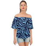 Zebra 3 Off Shoulder Short Sleeve Top