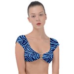 Zebra 3 Cap Sleeve Ring Bikini Top