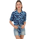 Zebra 3 Tie Front Shirt 