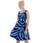 Zebra 3 Knee Length Skater Dress