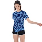 Zebra 3 Asymmetrical Short Sleeve Sports Tee