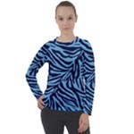 Zebra 3 Women s Long Sleeve Raglan Tee