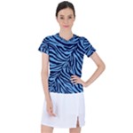 Zebra 3 Women s Sports Top