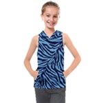 Zebra 3 Kids  Sleeveless Hoodie