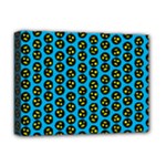 0059 Comic Head Bothered Smiley Pattern Deluxe Canvas 16  x 12  (Stretched) 