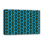 0059 Comic Head Bothered Smiley Pattern Deluxe Canvas 18  x 12  (Stretched)