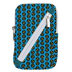 0059 Comic Head Bothered Smiley Pattern Belt Pouch Bag (Small) from ArtsNow.com