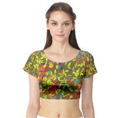 Short Sleeve Crop Top 