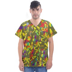 Men s V-Neck Scrub Top 