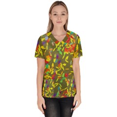 Women s V-Neck Scrub Top 