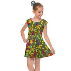 Kids  Cap Sleeve Dress 