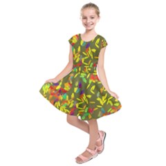 Kids  Short Sleeve Dress 