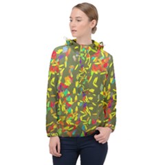 Women s Front Pocket Pullover Windbreaker 