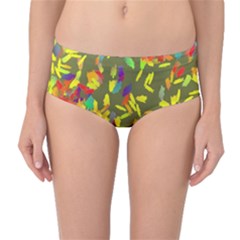 Mid-Waist Bikini Bottoms 