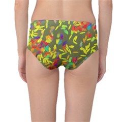 Mid-Waist Bikini Bottoms 