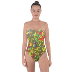 Tie Back One Piece Swimsuit 