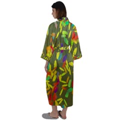 Maxi Satin Kimono 