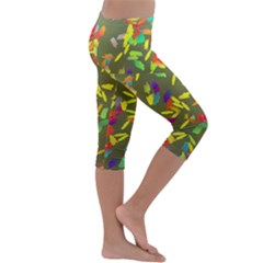 Kids  Lightweight Velour Capri Leggings  