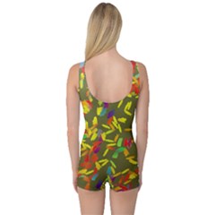 One Piece Boyleg Swimsuit 