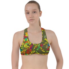 Criss Cross Racerback Sports Bra 