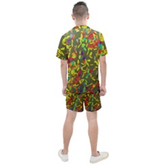 Men s Mesh T-Shirt and Shorts Set 