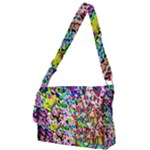 Colorful paint texture                                                    Full Print Messenger Bag