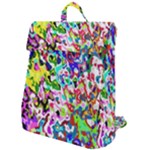 Colorful paint texture                                                 Flap Top Backpack