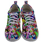 Colorful paint texture                                                Mens Athletic Shoes