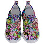 Colorful paint texture                                                   Kids  Velcro Strap Shoes