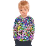 Colorful paint texture                                                  Kids  Overhead Hoodie