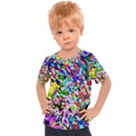 Colorful paint texture                                                  Kids  Sports Tee