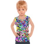 Colorful paint texture                                                  Kids  Mesh Tank Top