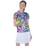 Colorful paint texture                                                   Women s Polo Tee