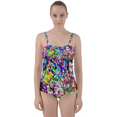 Twist Front Tankini Set 