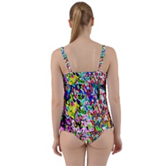 Twist Front Tankini Set 