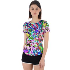 Back Cut Out Sport T-Shirt 